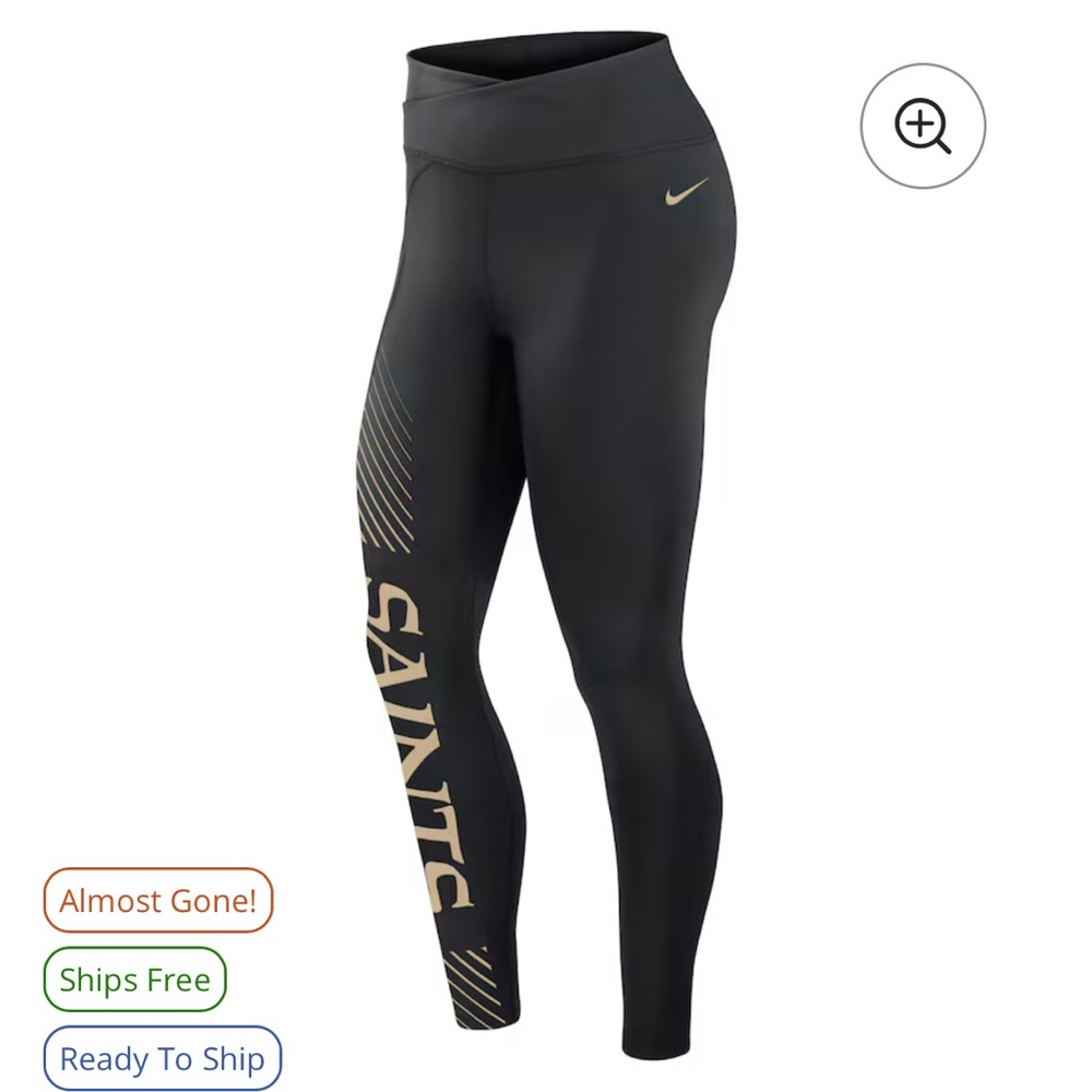 Nike NFL Saints Leggings NWT
